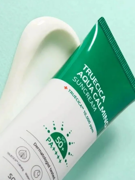 Солнцезащитный крем для чувствительной кожи Some By Mi Truecica Aqua Calming Suncream 50PA++++, 50 мл M00970 фото