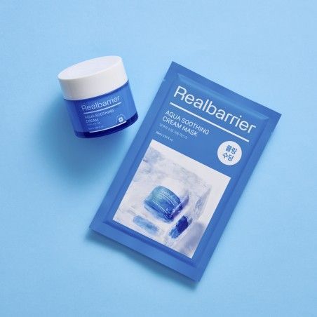 Маска тканевая успокаивающая Real Barrier Aqua Soothing Cream Mask 30 мл х1 шт МО-1679 фото