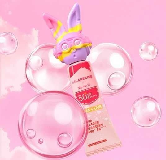 Сонцезахисний крем з екстрактом гуави Lalarecipe Guava Collagen Sun Cream Limited Edition MO-1821 фото