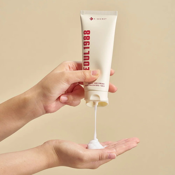 Заспокійливий крем з фільтратом слизу равлика та рисом K-Secret &ndash; Seoul 1988 Cream : Snail Mucin 93% + Rice, 100 мл MO-1729 фото