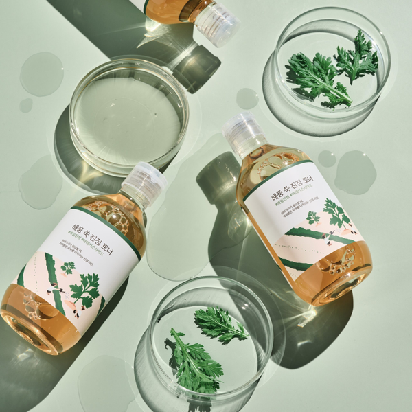 Заспокійливий тонер з морським полином ROUND LAB Mugwort Calming Toner 300 ml M00914 фото
