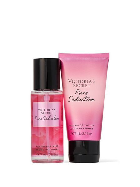 ПОДАРУНКОВИЙ НАБІР VICTORIA'S SECRET PURE SEDUCTION MINI MIST & LOTION DUO (75 мл+75 мл) M01098 фото