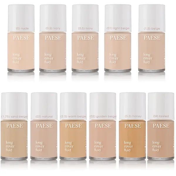 Тональний крем Paese Long Cover Fluid 1 Light Beige МО-1407 фото
