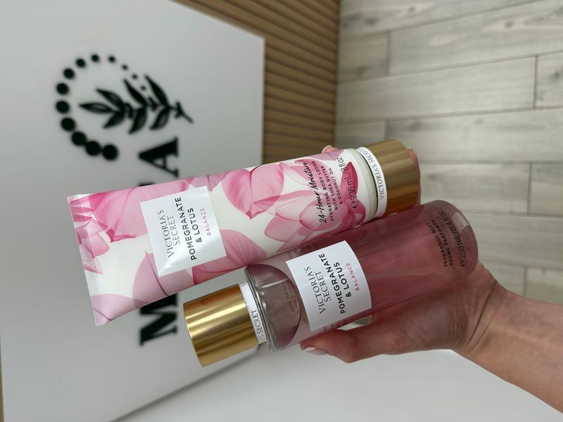 Парфумований зволожуючий лосьйон для тіла Victoria's Secret Pomegranate & Lotus M01121 фото