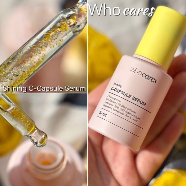 Мультивитаминная сыворотка для лица с инкапсулированным витамином С whocares Shining C-Capsule Serum 30 мл MO-1825 фото