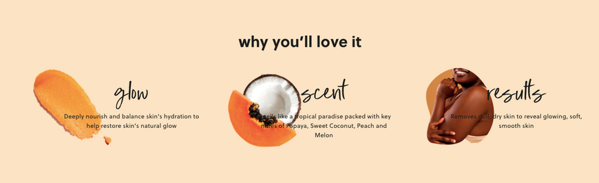 Цукровий скраб для тіла "Райська Папайя" TREE HUT PAPAYA PARADISE SUGAR SCRUB, 510г M01061 фото