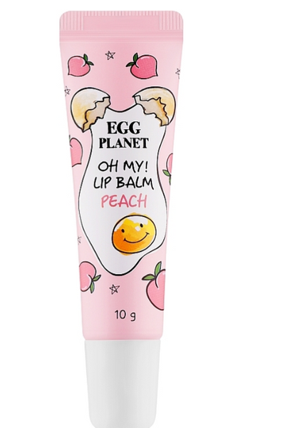 Бальзам для губ Персик Daeng Gi Meo Ri Egg Planet Oh My Lip Balm Peach  M01242 фото