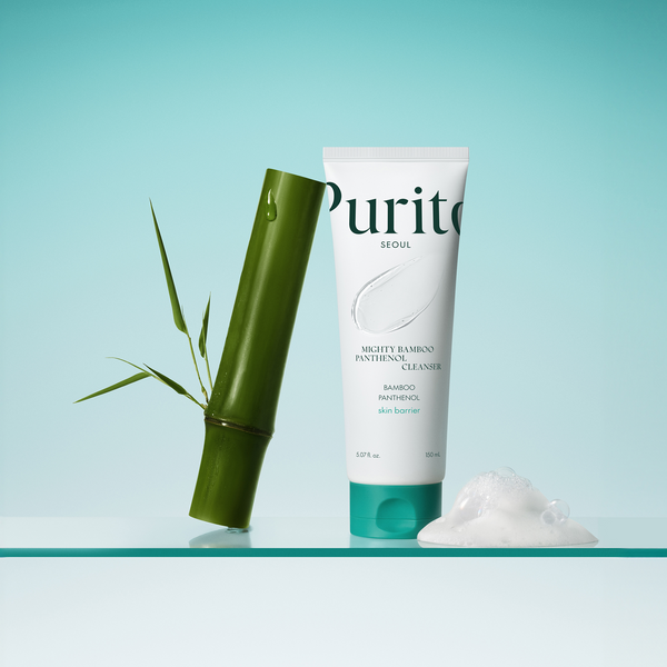 Гель для умивання з екстрактом бамбука та пантенолом Purito Seoul Mighty Bamboo Panthenol Cleanser, 150 ml МО1547 фото