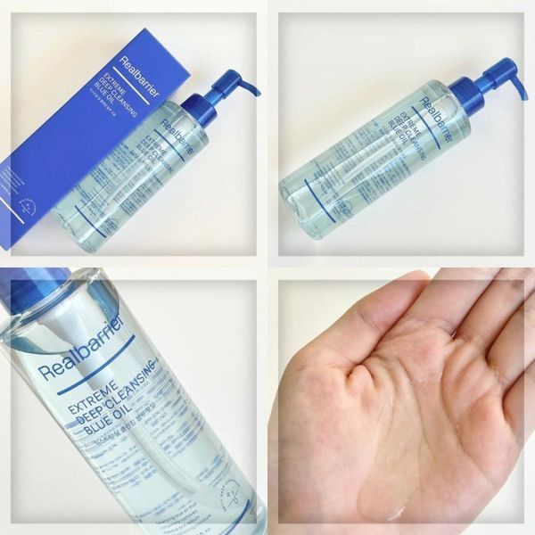 Гидрофильное масло для чувствительной кожи Real Barrier Extreme Deep Cleansing Blue Oil 200 мл MO-1826 фото