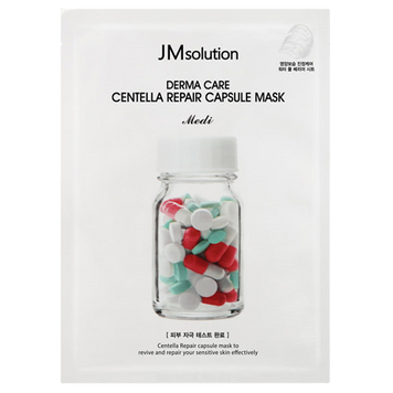 Заспокійлива целюлозна маска з центелою азіатською JMsolution Derma Care Centella Repair Capsule А-0085 фото