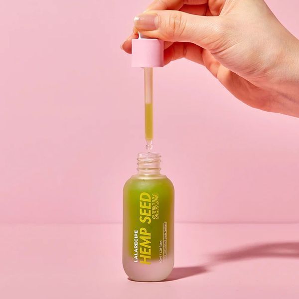 Заспокійлива сироватка для обличчя з екстрактом насіння коноплі LALARECIPE Hemp Seed Serum LR-0002 фото