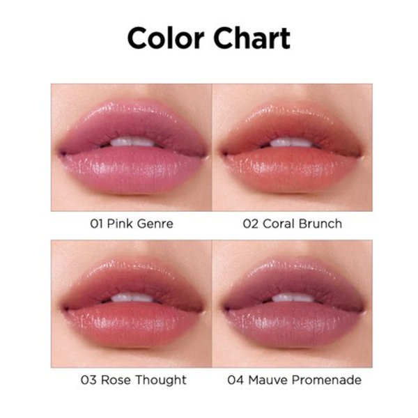 Зволожуючий кольоровий бальзам для губ PERIPERA INK MOOD GLOWY BALM 01 PINK GENRE, 3г M00772 фото