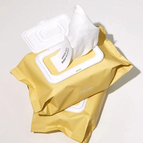 Серветки очищувальні для зняття макіяжу Manyo Pure Cleaning Tissue, 10 шт МО1396 фото