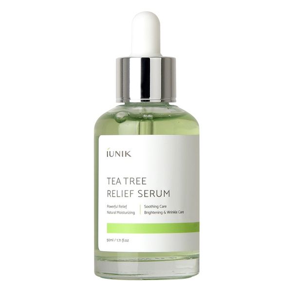 Заспокійлива протизапальна сироватка із чайним деревом IUNIK TEA TREE RELIEF SERUM  I-0045 фото