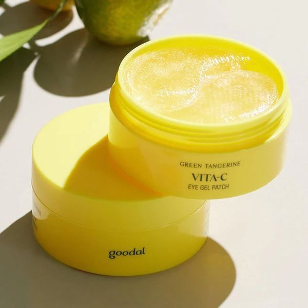 Гидрогелевые патчи под глаза Goodal Green Tangerine Vita C Eye Gel Patch 60шт M01276 фото