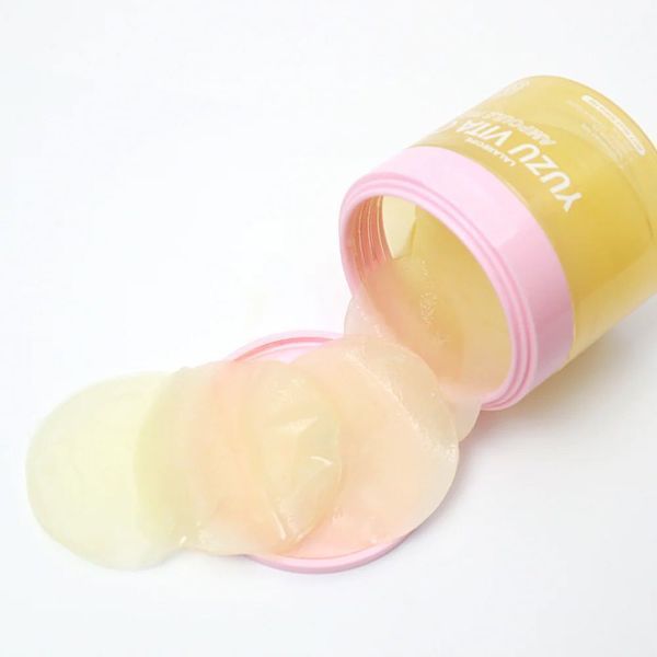 Вітамінні педи для обличчя з екстрактом юдзу LALARECIPE Yuzu Vita C Ampoule Pad, 80 шт LR-0007 фото