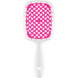 Щетка для волос Superbrush Janeke белая с малиновой серединкой  M00473 фото 1