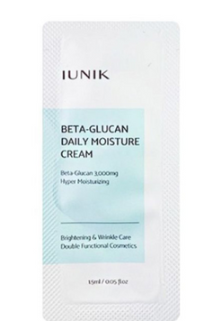 Крем з бета-глюканом IUNIK Beta Glucan Daily Moisture Cream ( тестер) M00431 фото
