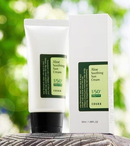 Увлажняющий крем с солнцезащитным фильтром SPF 50+/PA+++ Cosrx - Aloe Soothing Sun Cream M00185 фото
