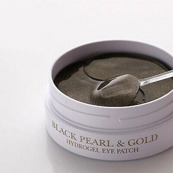Гидрогелевые Патчи С Коллоидным Золотом И Жемчужной Пудрой Petitfee Black Pearl&Gold Hydrogel Eye Patch 60шт МО1460 фото