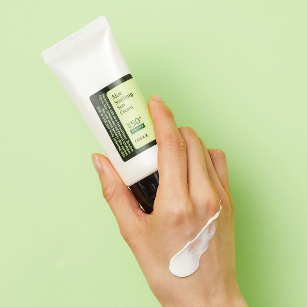 Увлажняющий крем с солнцезащитным фильтром SPF 50+/PA+++ Cosrx - Aloe Soothing Sun Cream M00185 фото