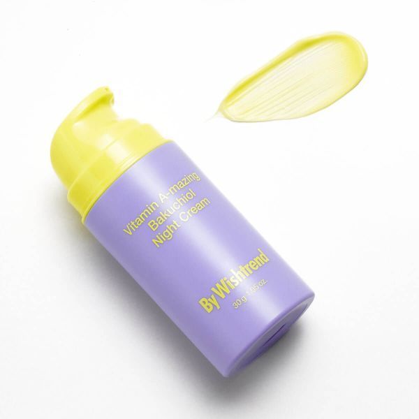Нічний крем з ретинолом та бакучіолом By Wishtrend Vitamin A-mazing Bakuchiol Night Cream мініатюра 10 мл M00135 фото