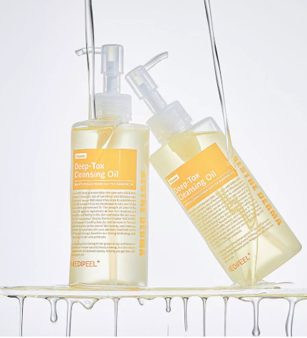 Витаминная антиоксидантная веганская очищающая гидромасло MEDI PEEL Vegan Vitamin Deeptox Cleansing Oil M00626 фото