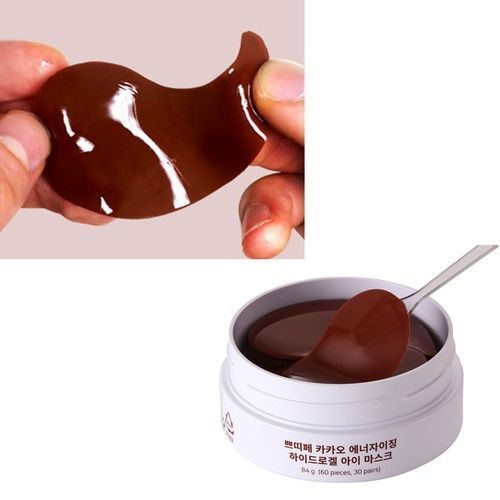 Гидрогелевые тонизирующие патчи под глаза с экстрактом какао PETITFEE Cacao Energizing Hydrogel Eye Patch 60шт M00777 фото