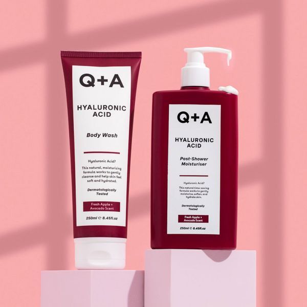 Очищувальний гель для тіла з гіалуроновою кислотою Q+A Hyaluronic Acid Body Wash, 250 мл M00852 фото