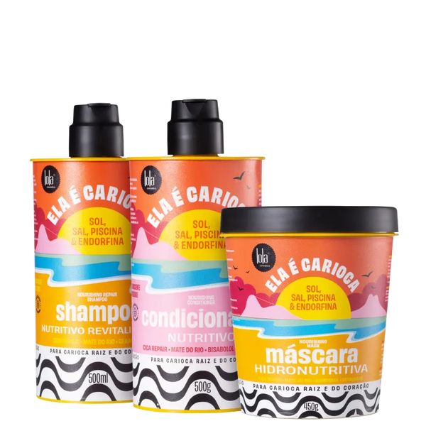 Восстанавливающий питательный шампунь Ela &Eacute; Carioca Nutritive Revitalizing Shampoo Lola Cosmetics, 500 мл M00551 фото