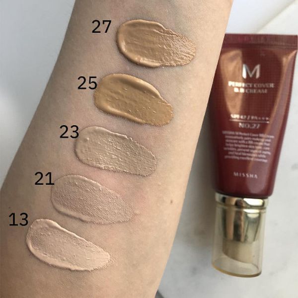 ББ-крем з бездоганним покриттям 13 тон Missha M Perfect Cover BB Cream SPF42, 20 мл M00684 фото