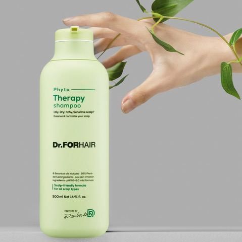 Фитотерапевтический шампунь для чувствительной кожи головы Dr.FORHAIR Phyto Therapy Shampoo, 300 мл M00287 фото