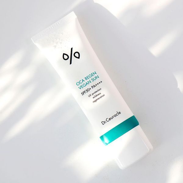 Солнцезащитный веганский крем с центеллой азиатской SPF50+ PA++++ Dr.Ceuracle (тестер), 2 мл M01255 фото