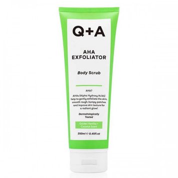 Скраб для тіла з AHA-кислотами Q+A AHA Exfoliator Body Scrub, 250 мл ART-9 фото