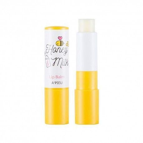 Медовий бальзам для губ A'pieu Honey&Milk Lip Balm, 18ml M00015 фото
