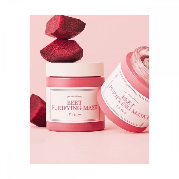 Глиняна маска для очищення пор із PHA-кислотою I'm From Beet Purifying Mask 110 гр М01305 фото