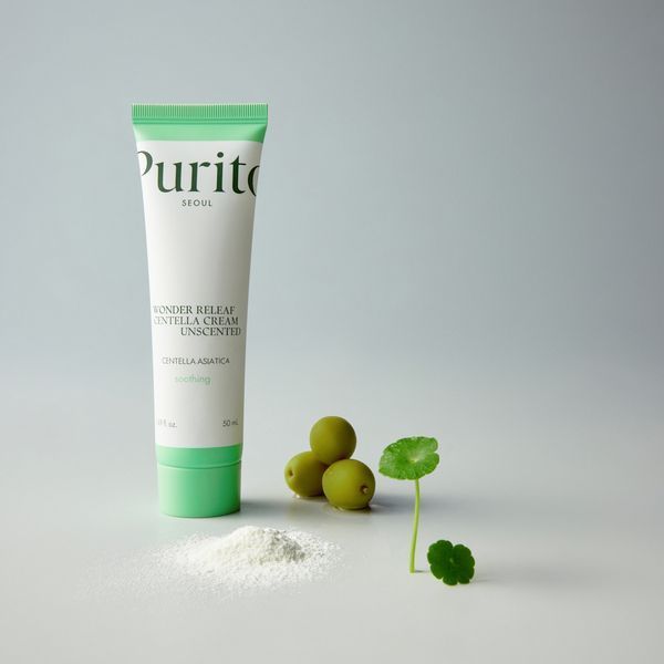 Мініатюра крему з центеллою без олій Purito Seoul Wonder Releaf Centella Unscented Cream 15 ml МО-1752 фото