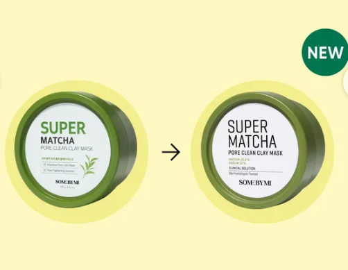 Очищуюча маска з глиною для звуження пор Some By Mi Super Matcha Pore Clean M00973 фото