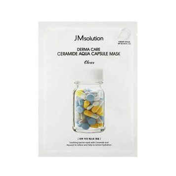 Восстанавливающая целлюлозная маска с керамидами JMsolution Derma Care Ceramide Aqua Capsule Mask MO-1848 фото