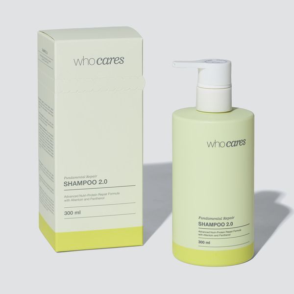 Шампунь для глибокого очищення шкіри голови whocares Shampoo 2.0 Fundamental Repair 300 ml МО-1756 фото