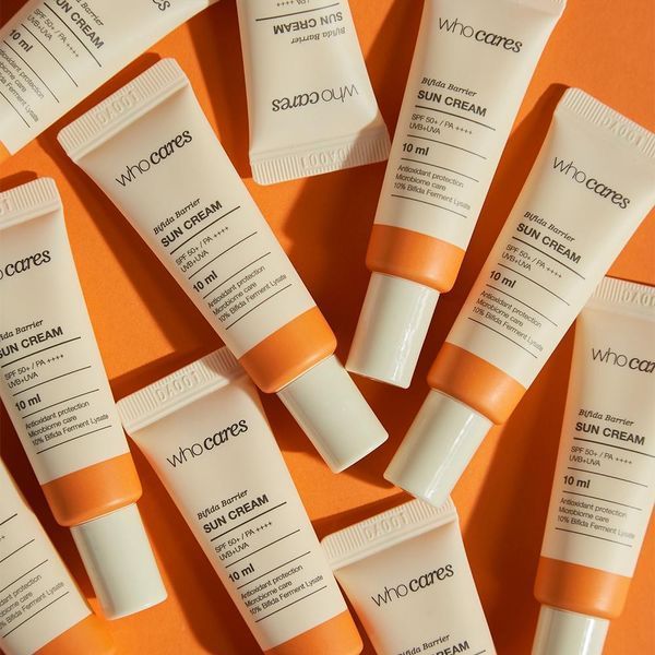 Солнцезащитный антиоксидантный крем WhoCares Bifida Barrier Sun Cream, 40 мл M01176 фото