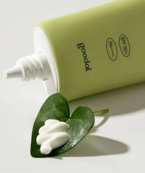 Мінеральний сонцезахисний крем Goodal Houttuynia Cordata Calming Mineral Filter Sun Cream 50+ PA++++ 50ml  M01308 фото