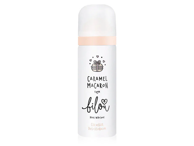 Мини-пенка для душа Bilou Caramel Macaron, 50 ml M01200 фото