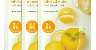 Освітлювальна маска з екстрактом юдзу GOODAL Yuja Infused Water Mild Sheet Mask  M01309 фото