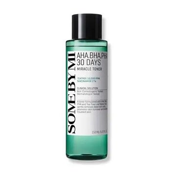 Очищуючий тонер з AHA/BHA/PHA кислотами SomeByMi AHA BHA PHA 30 Days Miracle Toner SBM-03 фото