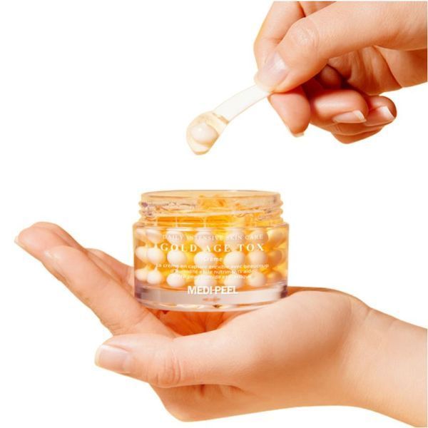 Антивіковий крем з екстрактом золотого шовкопряда Medi-peel Gold Age Tox Cream, 50 мл M00614 фото