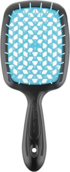 Щітка для волосся Superbrush Janeke чорна з синьою серединкою M00450 фото