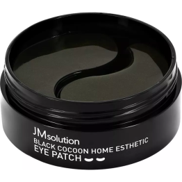 Гідрогелеві патчі з екстрактом шовкопряда JM Solution Black Cocoon Home Esthetic Eye Patch 60шт  MO-1760 фото