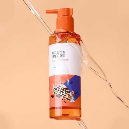 Гідрофільна олія з екстрактом соєвих бобів та пантенолом ROUND LAB Soybean Panthenol Cleansing Oil, 200 ml MO-1853 фото