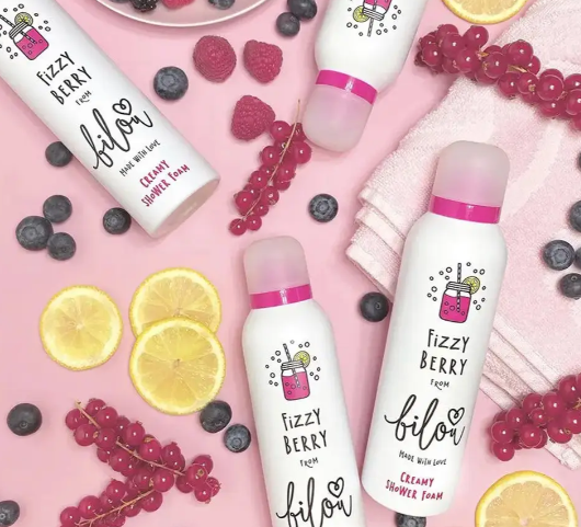 Мини-пенка для душа Bilou Fizzy Berry 50 мл M01201 фото